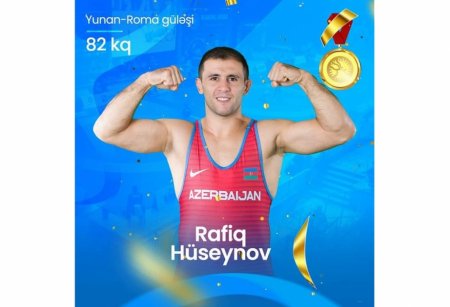 Azərbaycanın iki güləşçisi dünya çempionu olub, biri gümüş medal qazanıb