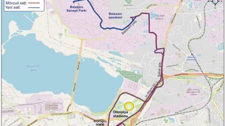 Bu avtobusların hərəkət sxemi dəyişdi Bu avtobusların hərəkət sxemi dəyişdi