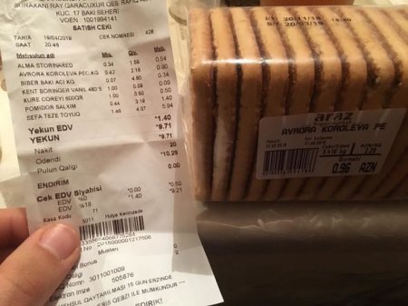 “Araz” supermarketi məhsulun bitmə tarixini dəyişdirir - FOTO
