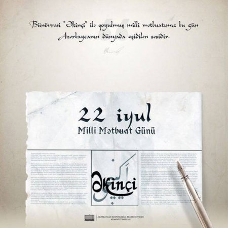 Prezidentdən Milli Mətbuat Günü ilə bağlı paylaşım - FOTO