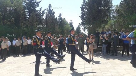 Hərbi pilot Rəşad Atakişiyev dəfn edildi - FOTOLAR