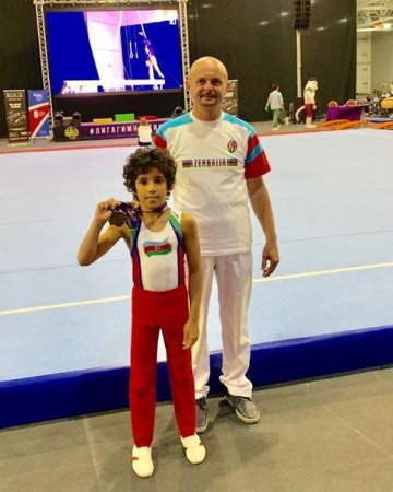 Azərbaycanlı gimnastdan Rusiyada növbəti çempionluq - FOTO