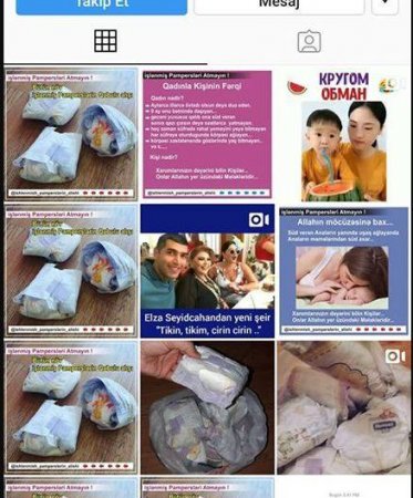 Azərbaycanda qəribə olay : işlənmiş, çirkli pampers alırlar - FOTO
