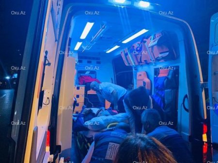 Bakıda sərxoş piyadanı avtomobil vurub - FOTO