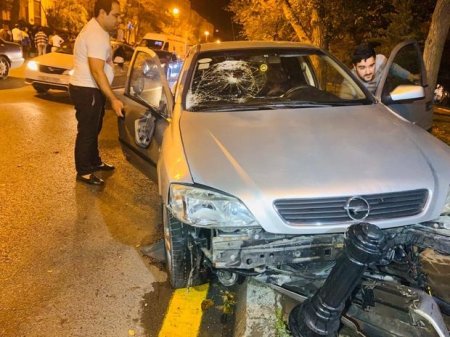 Bakıda sərxoş piyadanı avtomobil vurub - FOTO