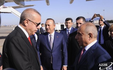 Ərdoğan Azərbaycana gəldi - FOTO