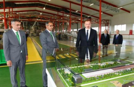 Prezidentin iştirakı ilə Ağdaşda Biyan Sənaye Parkının açılışı olub - FOTOLAR