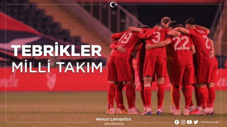 Çavuşoğlundan Rusiya üzərində QƏLƏBƏ TƏBRİKİ - FOTO