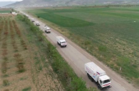 Sülhməramlıların daha bir karvanı Kəlbəcərə yola düşdü — FOTO