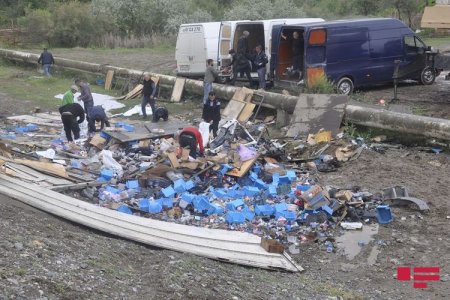 Azərbaycanda dəhşətli hadisə: yaralılar var - Hadisə yerindən görüntü