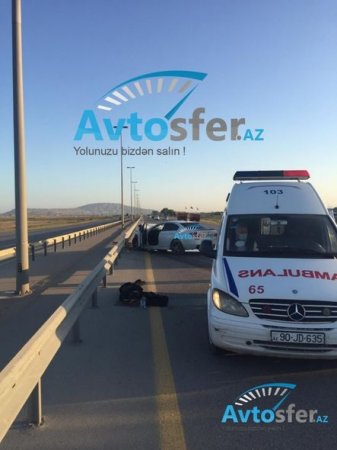 Aslan Hüseynovun öldüyü dəhşətli qəzadan görüntülər - FOTO