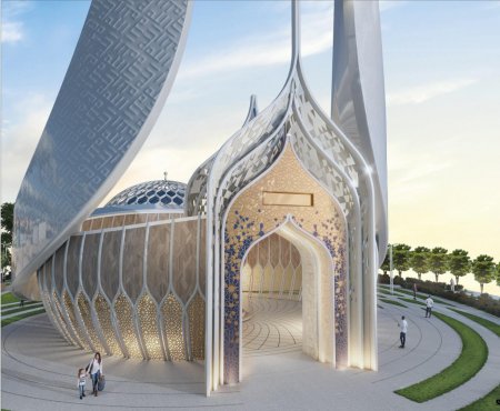 Şuşada yeni tikilən məscid belə olacaq - FOTOLAR