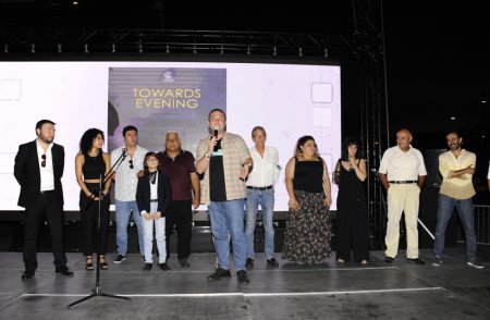 Açıq havada kinosevərlər gecəsi keçirilib