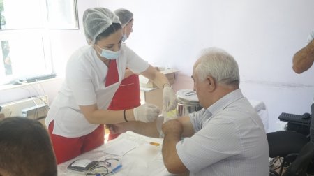 Zaqatalada 145 nəfər könüllü qan verib Zaqatalada 145 nəfər könüllü qan verib