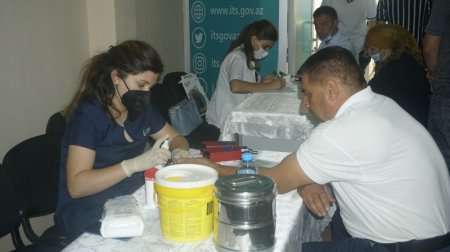 Zaqatalada 145 nəfər könüllü qan verib Zaqatalada 145 nəfər könüllü qan verib