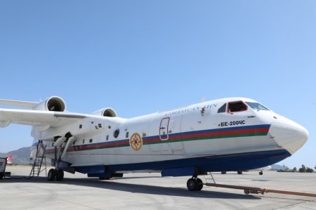 FHN-in aviasiya dəstəsinin iştirakı ilə Türkiyənin Köycəğiz rayonunda yanğınların söndürülməsi əməliyyatları davam etdirilir