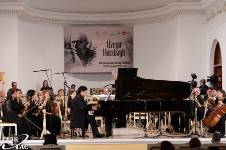 Üzeyir Hacıbəyli XIII Beynəlxalq Musiqi Festivalının təntənəli açılış mərasimi olub
