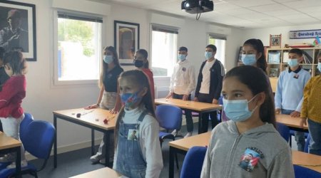 Nant şəhərindəki “Qarabağ” məktəbində Anım Günündən bəhs olunub