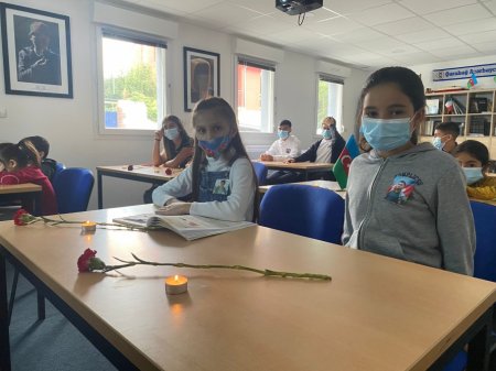 Nant şəhərindəki “Qarabağ” məktəbində Anım Günündən bəhs olunub