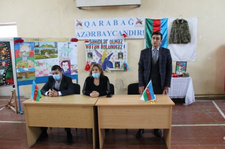 “Zəfər Salnaməsi” layihəsi çərçivəsində növbəti görüş şəhər 5№-li tam orta məktəbdə baş tutdu “Zəfər Salnaməsi” layihəsi çərçivəsində növbəti görüş şəhər 5№-li tam orta məktəbdə baş tutdu