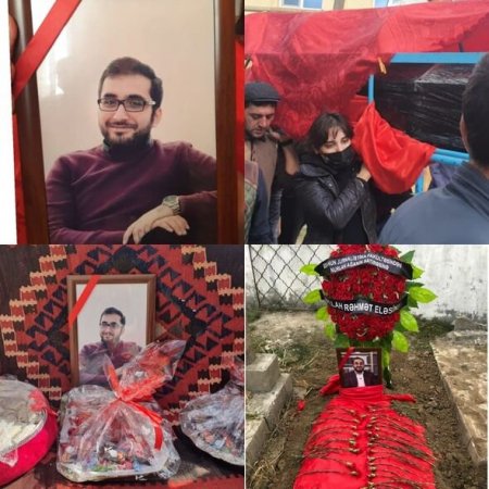 Koronavirusdan vəfat edən jurnalist dəfn olunub - FOTO