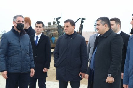 YAP Nizami rayon təşkilatının rəhbərliyi və fəalları “Hərbi Qənimətlər Parkı”na ekskursiya edib
