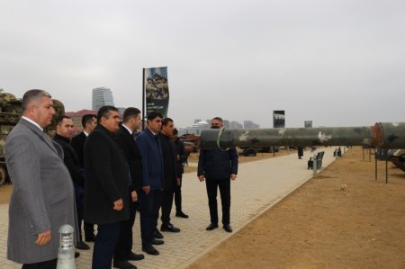 YAP Nizami rayon təşkilatının rəhbərliyi və fəalları “Hərbi Qənimətlər Parkı”na ekskursiya edib