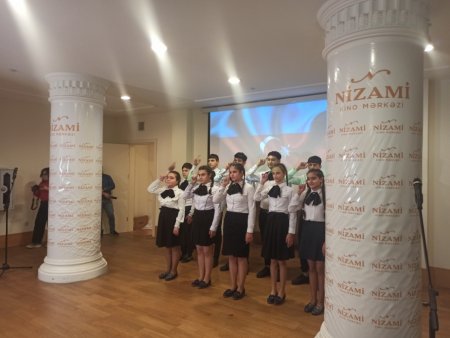 Eşitmə və nitq məhdudiyyətli gənclərin iştirakı ilə “Qarabağ” mahnısına çəkilmiş klipin təqdimatı keçirilib Eşitmə və nitq məhdudiyyətli gənclərin iştirakı ilə “Qarabağ” mahnısına çəkilmiş klipin təqdimatı keçirilib