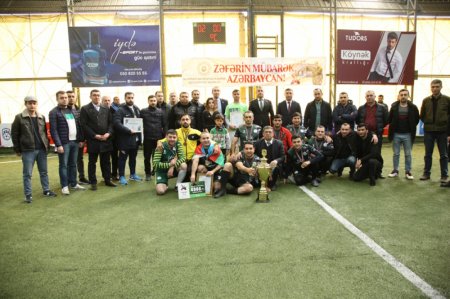 İqtisadiyyat Nazirliyi: Zəfər gününə həsr olunmuş minifutbol turnirinə yekun vurulub