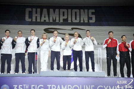 Rusiyalı gimnastlar Bakıda ikinci qızıl medalı qazanıblar