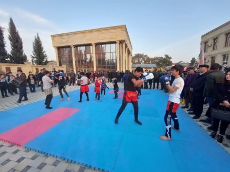 Ağdamın işğaldan azad edilməsinin birinci ildönümü münasibətilə Quzanlıda konsert olub