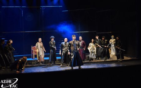 Akademik Milli Dram Teatrında “İsgəndərə yeni namə” tamaşasının premyerası olub
