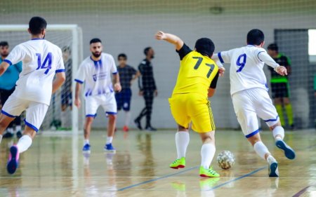 Ali və orta ixtisas təhsili müəssisələrinin tələbələri arasında futzal turnirinin qalibi müəyyənləşib