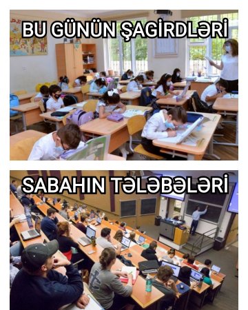 Yeni təqvim ilinə yeni fikirlər və təkliflərlə başlamaq lazımdır!