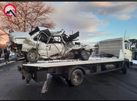 22 yaşlı polis əməkdaşı ağır qəzada öldü (FOTOLAR)