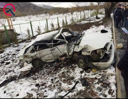22 yaşlı polis əməkdaşı ağır qəzada öldü (FOTOLAR)
