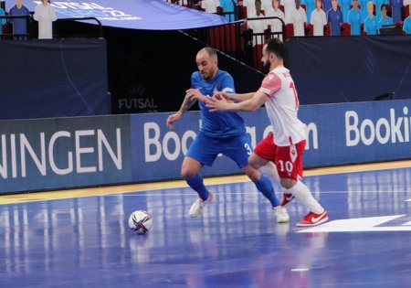 Futzal üzrə Azərbaycan millisi Avropa çempionatına məğlubiyyətlə başlayıb