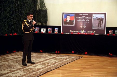 Milli Qəhrəman Mübariz İbrahimovun xatirəsi anılıb Milli Qəhrəman Mübariz İbrahimovun xatirəsi anılıb