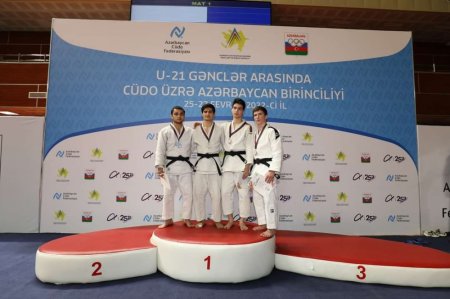 Gənc cüdoçular arasında keçirilən Azərbaycan birinciliyi başa çatıb