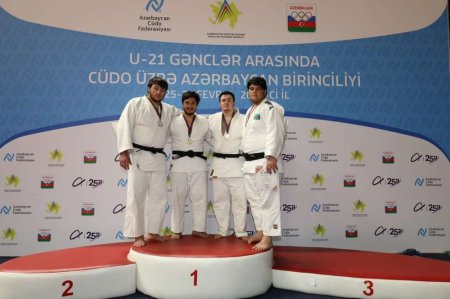 Gənc cüdoçular arasında keçirilən Azərbaycan birinciliyi başa çatıb