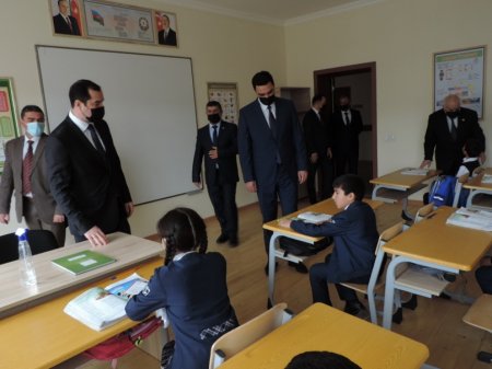 Şamaxı rayonunda körpələr evi-uşaq bağçasının və yeni məktəb binasının açılışı olub