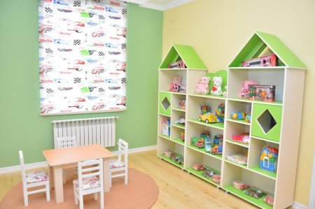 Şamaxı rayonunda körpələr evi-uşaq bağçasının və yeni məktəb binasının açılışı olub