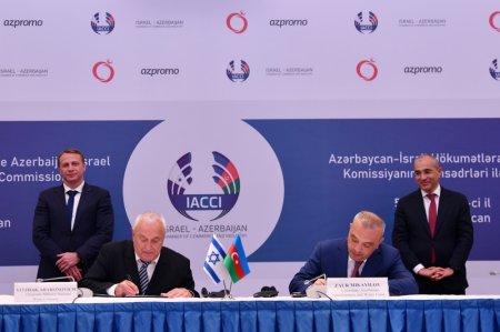 Azərbaycan və İsrail arasında sənədlər imzalanıb