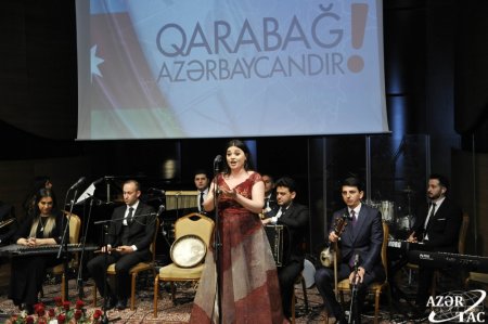 Beynəlxalq Muğam Mərkəzində “Qarabağ Azərbaycandır” adlı konsert proqramı təqdim olunub
