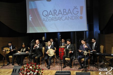 Beynəlxalq Muğam Mərkəzində “Qarabağ Azərbaycandır” adlı konsert proqramı təqdim olunub