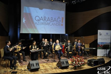 Beynəlxalq Muğam Mərkəzində “Qarabağ Azərbaycandır” adlı konsert proqramı təqdim olunub