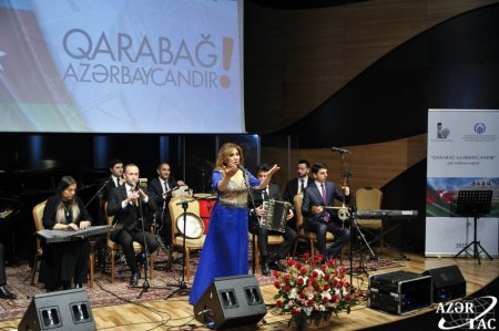 Beynəlxalq Muğam Mərkəzində “Qarabağ Azərbaycandır” adlı konsert proqramı təqdim olunub