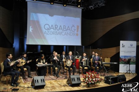 Beynəlxalq Muğam Mərkəzində “Qarabağ Azərbaycandır” adlı konsert proqramı təqdim olunub