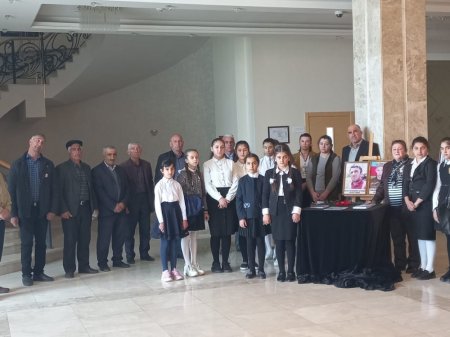QƏBƏLƏDƏ "Vətəni sevən yaşadar" adlı bir kəndin iki oğlu tədbir keçirdi - FOTOLAR