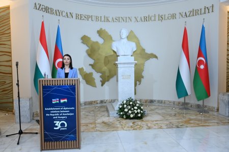 Azərbaycanda Macarıstan ilə diplomatik münasibətlərin qurulmasının 30 illiyi qeyd olunub